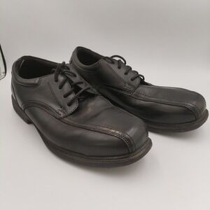 Florsheim Work Men's Coronis Steel Toe‎ Oxford Black Leather Safety Shoes 11D